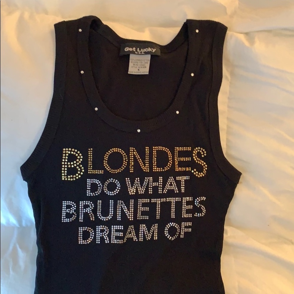 Sparkly tank top